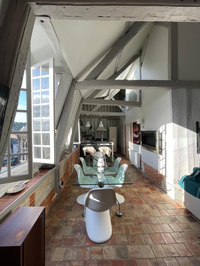 Le Loft Du Homard Bleu : Entre Ciel Et Mer Honfleur Extérieur photo